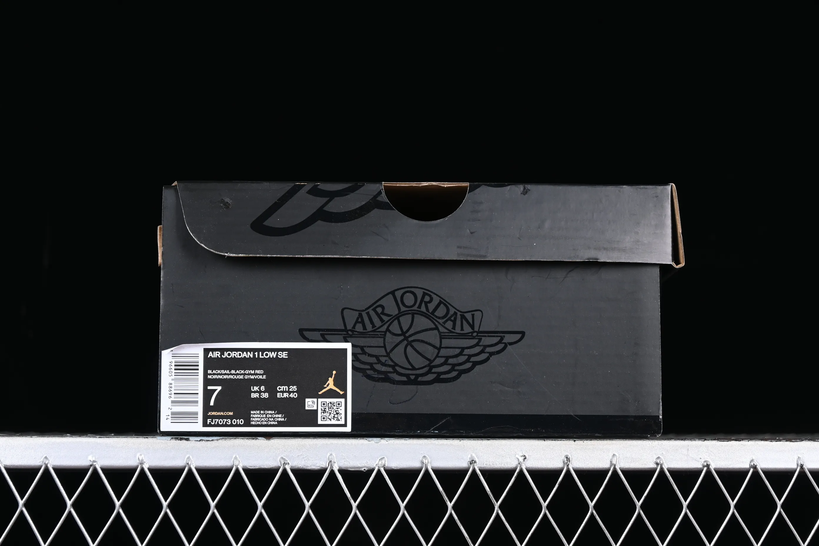 All categories Air Jordan Jordan series basketball shoes Air Jordan 1 Low Air Jordan 1 Low "Flaming Swoosh" AJ1 Joe 1 black red flame FJ7073-010